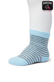 Bonnie Doon | Basic Stripe Baby Sock Organic | Stratosphere