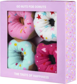 SOXO Dames Donut Sokken Set - 4 Paar - Maat 35-40