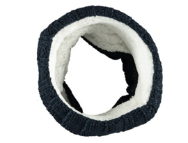 Sarlini | Snood Ronde Gebreide Marine Blauw Dames colsjaal | Joy