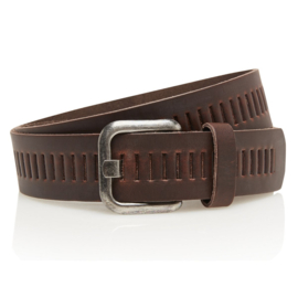 Lederen riem Timbelt 427 bruin unisex