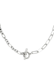 Ketting Lucky Lock zilverkleurig