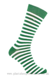 Alfredo Gonzales | Candy Cane Green/White Socks XS 35-37