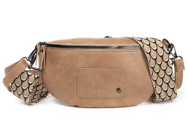 Camel crossbody tas Neede