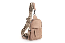 Camel crossbodytasje Bakkum