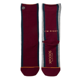 XPooos Essential Bamboo Sokken Bordeaux 77004 39-42