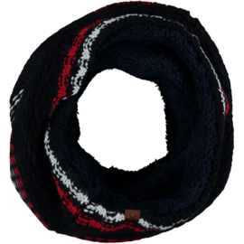 Sarlini | Jongens Gebreide Snood | Colsjaal Blauw Rood | Jip