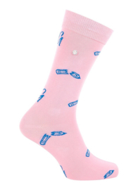 Alfredo Gonzales | Broken Pencil Pink Socks XS 35-37