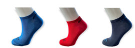 O'Neill Sneaker Sokken | 3-Pack Rood-Blauw