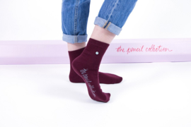 Alfredo Gonzales Short |Low Sock, Pencil Bordeaux XS 35-37