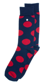 Alfredo Gonzales | Big Dots Rood/Blauw Socks