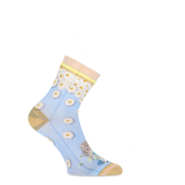XPooos | Dames Short Sock Daisy 71036