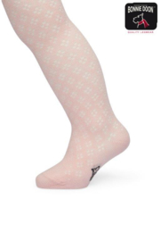 Bonnie Doon | Ajour Tights Organic, Baby Maillot | Pink Salt