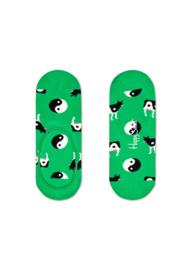 Happy Socks Liner | Sneakersock | Yin Yang Cow Groen 36-40