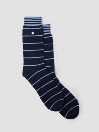 Alfredo Gonzales | Thin Stripes Navy/Light Blue Socks XS 35-37
