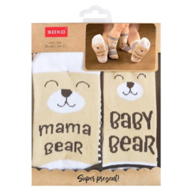 SOXO Mamabeer/Babybeerset mt 35-40/19-21