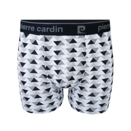 Pierre Cardin Heren Trunk | Boxershort Pyramide Zwart/Wit/Grijs
