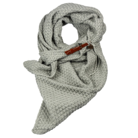 LOT83 | Gebreide Knitten Royale omslagdoek | wintersjaal Lot, Grijs