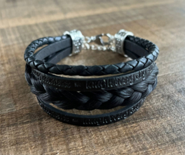 Paardenhaar sieraad armband Buck