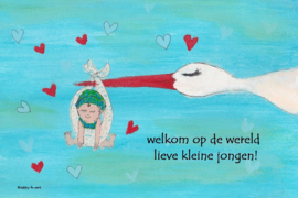 Welkom op de wereld lieve kleine jongen!