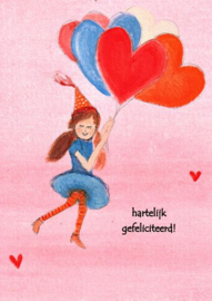 Hartelijk gefeliciteerd! (ballonnen)