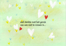 Veel sterkte met het gemis...