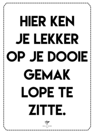 POSTER - DOOIE GEMAK