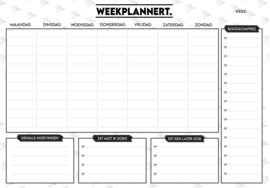 WEEKPLANNERT A4 | INCL. PLANNERPEN