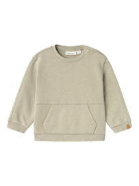 Lil' Atelier Loose sweat - Moss Gray