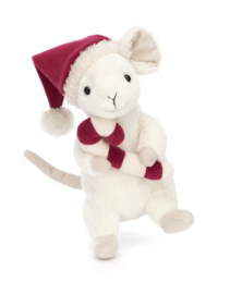 Jellycat Merry Mouse with Candy Cane