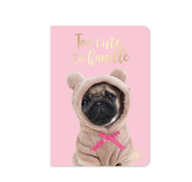 Softcover notitieboekje A6 puppy - Snuggle