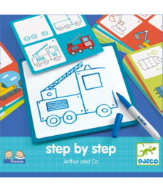 Djeco Step by step Arthur and Co - Voertuigen