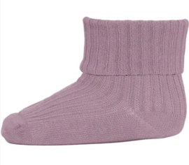 MP Denmark Cotton Rib Baby socks - Lilac Shadow