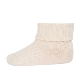 MP Denmark Cotton Rib Baby socks - Ecru