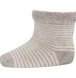 Mp Denmark cotton baby sock - Light Brown melange