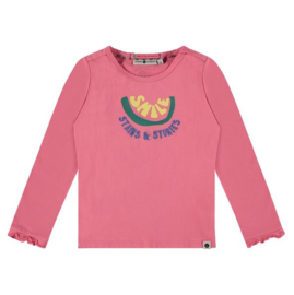 Stains & Stories LS Tee - Bubblegum