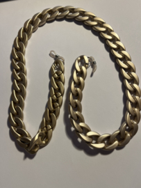 Brillenketting mat goud