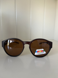 Overzet zonnebril polarized rond 2047A