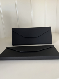 Brillenbox zwart of goud opvouwbaar