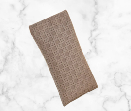 Brillenpouch Beige, Licht Bruin, Donker Bruin en Zwart