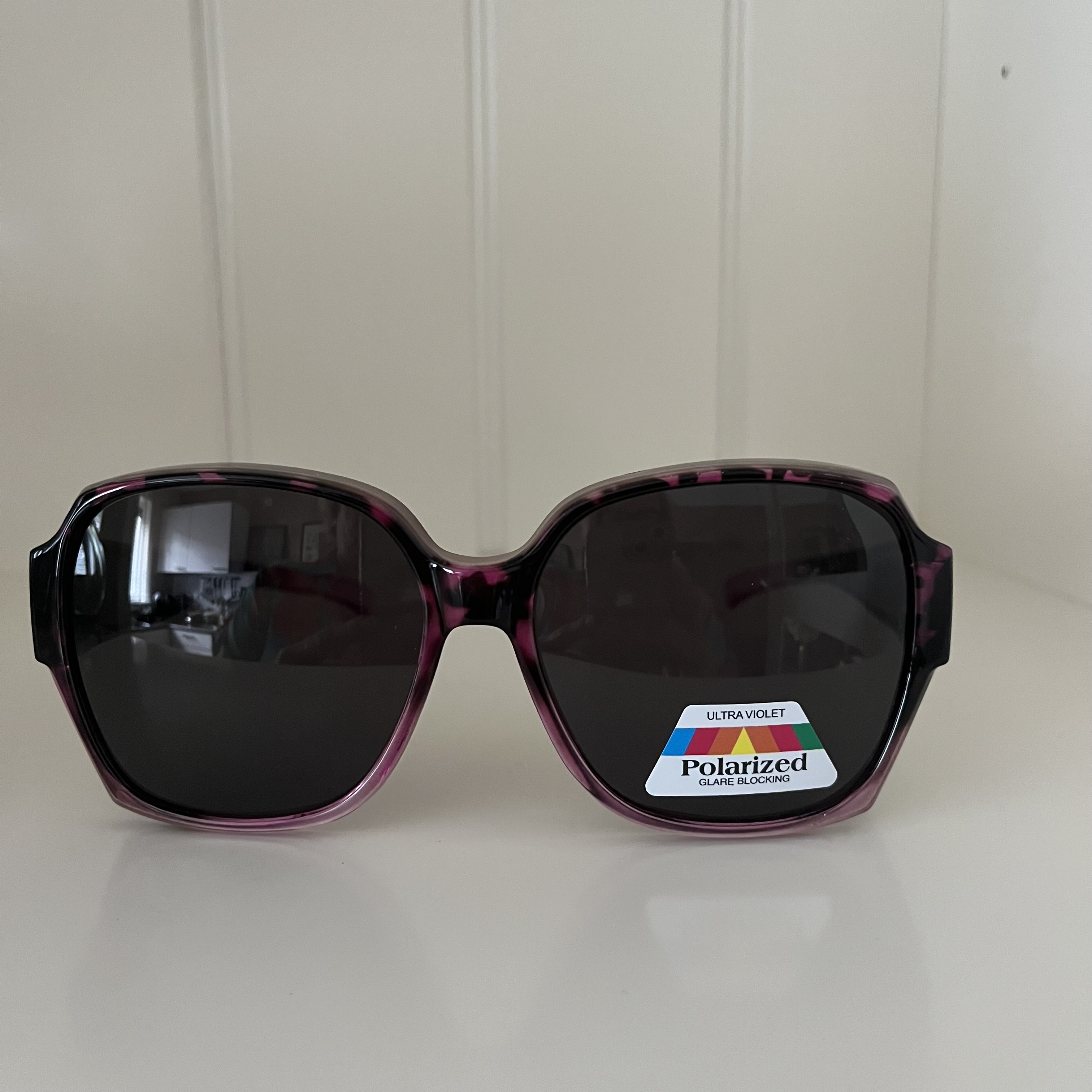 Overzetzonnebril polarized rond groot 2050A