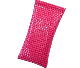 Brillenpouch Glanzend roze