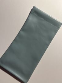 Brillenpouch licht blauw