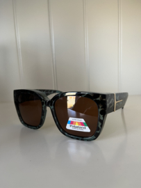 Grote dames overzetbril polarized 2054A