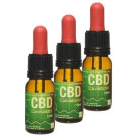 3x 10 ml CBD olie