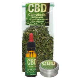 CBD set (Olie,Balsem,Thee)