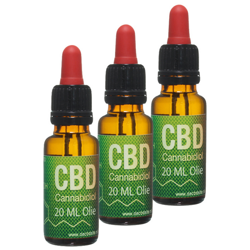 3x 20 ML CBD Olie