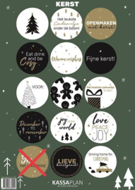 Stickers kerst (groen)