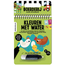 Kleuren met water - boerderij