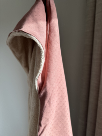 OMSLAGDOEK - oudroze/beige