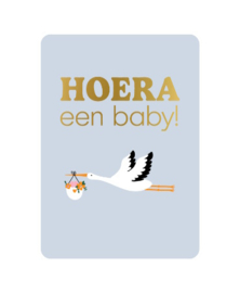 KAART A6 - Hoera een baby!